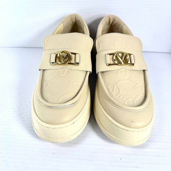 Valentino Other - Valentino Men’s Loafer  Shoe with Golden Badge Logo